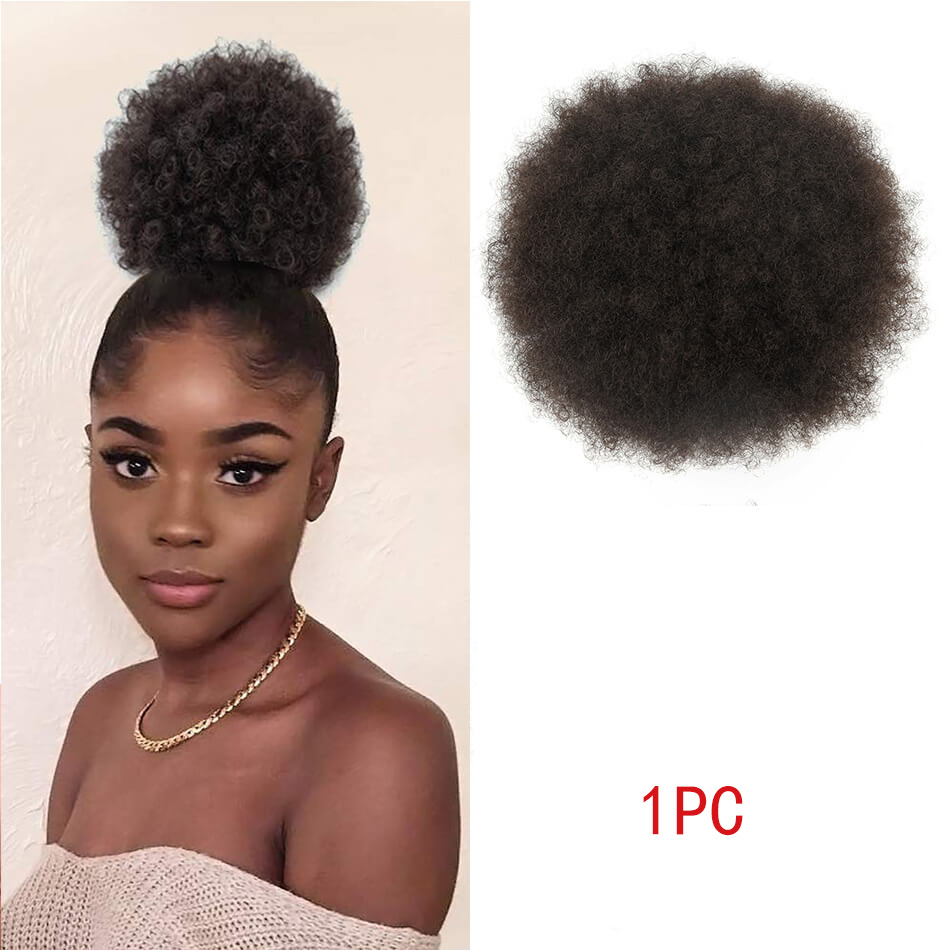 Afro Puff İpli At Kuyruğu Kısa - Drawstring Afro Curly Puff Ponytail incelemesi ve fiyatı