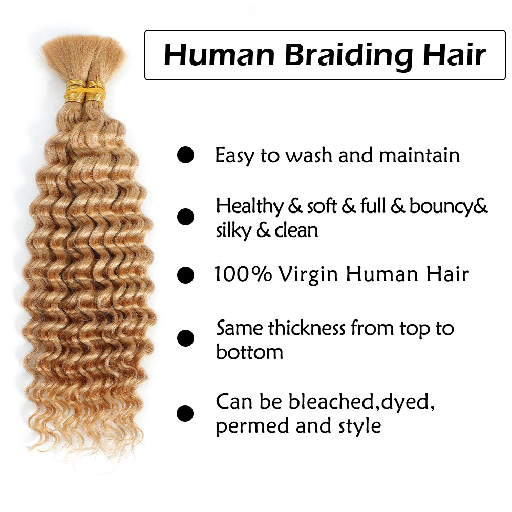 İnsan Örgü Saç 2 Paket 100g 18 - Water Wave Bulk Human Hair For Braiding incelemesi ve fiyatı