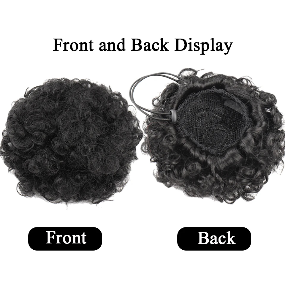 Siyah Kadınlar İçin Afro Puff  - Seamless Clip In Hair Extensions Human Hair incelemesi ve fiyatı