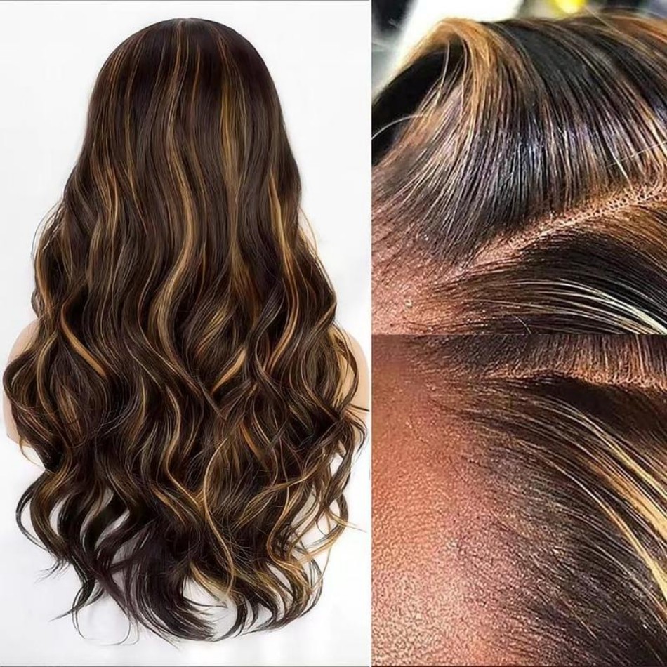 P1B30 Doğal Dalgalı İnsan Saçı - Hd Lace Frontal Wig Human Hair Pre Plucked incelemesi ve fiyatı