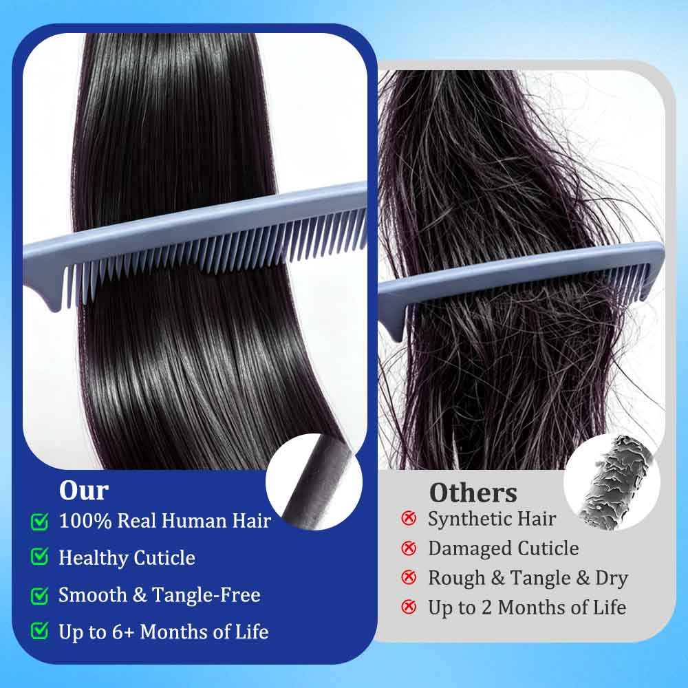 63 Adet/3 Paket, %100 İnsan Sa - Invisible Tape In Extensions Real Hair incelemesi ve fiyatı